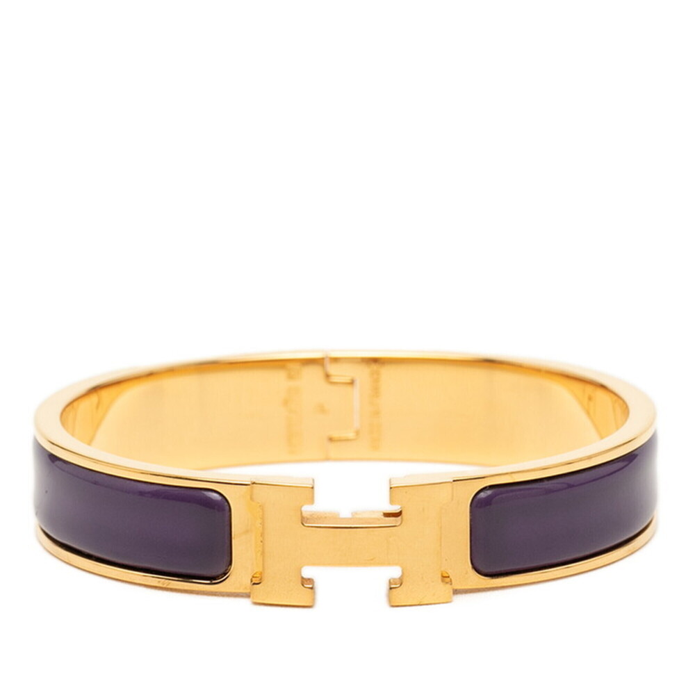HERMES Purple Charm Bracelet